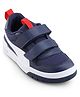 PUMA Velcro Closure Casual Shoes - Peacoat White & High Risk Red