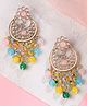 VIRAASI Colorful Pearls Dangle Earrings For Women
