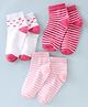 Spenta Cotton Blend Ankle Length Socks Pack of 3 (Color May Vary)
