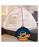 Supreme On Double Bed Premium Machardani Queen Size Mosquito Net - Pink