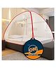 Supreme On Double Bed Premium Machardani Queen Size Mosquito Net - Red