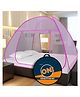 Supreme On Colourful Double Bed Premium Machardani Queen Size Mosquito Net - Full Pink