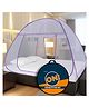 Supreme On Colourful Double Bed Premium Machardani Queen Size Mosquito Net - Full Purple