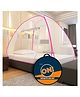Supreme On Single Bed Premium Machardani Single Bed Size Mosquito Net - Pink
