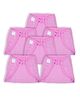 1st Step Washable and 100% Cotton Nappies (Pink, New Born)