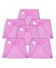 1st Step Washable and 100% Cotton Nappies (Pink, Small)
