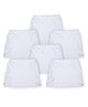 1st Step Washable and 100% Cotton Nappies (White, Small)