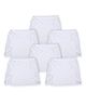 1st Step Washable and 100% Cotton Nappies (White, Medium)