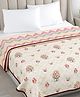 Haus & Kinder 100% Cotton Cambric Reversible Double Bed Dohar for AC rooms - Yellow Red & White
