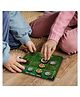 Webby Wooden Fliptrap Tic Tac Toe Board Game - Multicolour