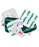 Mi Arcus Printed Reusable Multicolor Highly Absorbent Wash Cloth Soft Face Towels, Hanky for Baby Boys Girls- 22x22 cm Pack of 8