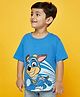 Spunkies Paw Petrol Featuring Organic Cotton Half  Sleeves Character Printed Tee  - Blue