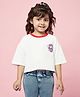 Spunkies Paw Petrol Featuring Organic Cotton Half  Sleeves Text  Printed Tee - White