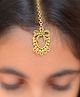 Pretty Ponytails Bow Designed Maang Teeka - Golden