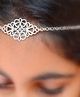 Pretty Ponytails Matha Patti Bohemian Style Ethnic Maang Teeka - Silver