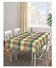 Arrabi Multi Graphic TC Cotton Blend 8 Seater Table Cover ARTC-1138 - Green Yellow