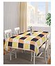Arrabi Multi Checks Cotton Blend 6 SEATER Table Cover ARTC-1415-Multi