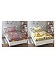 RRC Super Soft Brushed Microfiber Cotton 2 Single Bed sheet With 2 Pillow Cover Brown