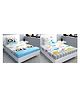 RRC Super Soft Brushed Microfiber Cotton 2 Single Bed sheet With 2 Pillow Cover White