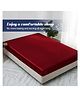 RRC Breathable &Waterproof  Mattresses Protector for Single Bed - Maroon