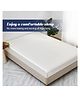 RRC Breathable &Waterproof  Mattresses Protector for Single Bed White