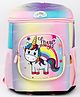 Fiddlerz 12.4 Inches Kids Unicorn Backpack Soft Plush Toddler School Bag Animal Cartoon Mini Travel Bag for Girl Boy Pink