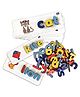 Mini Leaves Spell and Learn Letter Matching Wooden Alphabet Game with Flash Cards For Kids 2+ Years - 52 Pieces