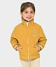 Mi Arcus  Full Sleeves Teddy Embroidered Winter Wear Jacket - Mustard Yellow