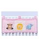 Blooming Buds 3 Pocket Cot Organizer - Jungle Friends Pink