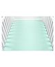 Blooming Buds Fitted Crib Cot Sheet - Green Solid Sea Green