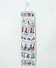 Blooming Buds 3 Pocket Wall hanging Organizer - Lil Sailor Multicolor