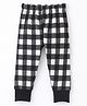 Crayonflakes Buffalo Checked Polar Fleece Jogger - Black