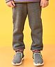 Anthrilo Solid Fleece  Rib Jogger - Grey