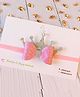 Little Tresses Glitter Crown Bow  Embellished Headband - Light Pink & Silver