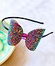 Little Tresses Shimmer Bow Embellished Hair Band -  Purple