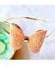 Little Tresses Shimmer Bow Embellished Hair Band - Yellow & Orange