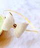 Little Tresses Lace Detailed Bow Embellished  Hair Band  - White