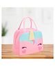 KARBD Insulated Lunch Box Bag with Aluminium Foil Insulation - Pink Colour, Unicorn Design