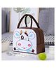 KARBD Insulated Lunch Box Bag with Aluminium Foil Insulation - Brown Colour, White Cow Design