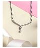CLARA 925 Sterling Silver Mila Mangalsutra Tanmaniya Pendant With Chain Gift for Women and Girls