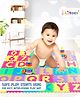LILTOES EVA Kid's Interlocking Play Mat -12 mm Thickness | A to Z + 0 to 9 Puzzles Mat- Set of 36 Tiles (Multicolour)
