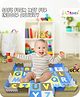 LILTOES EVA Kid's Interlocking Play Mat -10 mm Thickness | A to Z Puzzle Mat with Side Walls -Set of 46 Tiles (Multicolour)