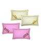 Kuber Industries Pillow Cover  Cotton Pillow Cover  Pillow Cover for Bedroom  Cushion Cover for Living Room  Embroidery Frill with Zip Pillow Cover  20x30 Inch  Set of 4  Multi