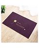 Kuber Industries Microfiber Door Mat For Porch/Kitchen/Bathroom/Laundry Room,(Purple) 54KM3984
