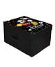 Kuber Industries Non-Woven Mickey Mouse Print Flodable Storage Box/Wardrobe Organizer With Lid For Home Decor - Black