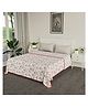 Kuber Industries Blanket  Cotton Double Bed Dohar  Blanket For Home  Reversible AC Blanket For Travelling  Blanket For Summer  Blanket For Winters  Leaf Print - Pink