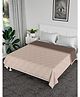 Kuber Industries Comforter  Microfiber Blanket for Summer  Blanket for Winter  Quilted Blanket Cover  Reversible Comforter  Blanket for Double Bed - Cream