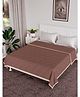 Kuber Industries Comforter  Microfiber Blanket for Summer  Blanket for Winter  Quilted Blanket Cover  Reversible Comforter  Blanket for Double Bed - Brown