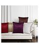 Kuber Industries Flower Print Cushion CoverRactangle Cushion CoversSofa Cushion CoversCushion Covers 16 inch x 16 inchCushion Cover Set of 5 (Multicolor)