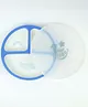 Starkiddo Silicone Smiley Plate with Lid  Weaning Set For Toddler - Blue